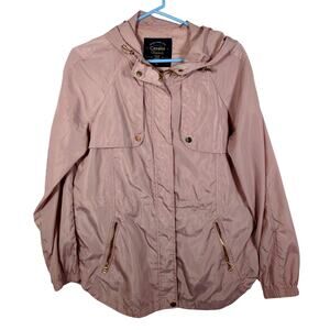 Cavalini Original Pink Hooded Rain Jacket Large
